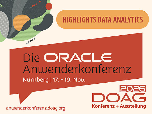 Konferenz-Grafik mit Referenten-Foto und Vortragstitel